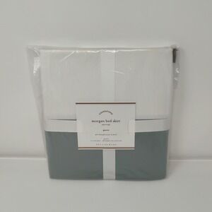 Pottery Barn Morgan Bed Skirt Queen 400 Thread Count 100% Cotton New in Package